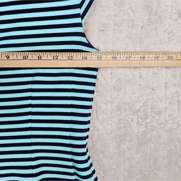 Lilly Pulitzer Briella Dress Small Striped Blue Preppy Nautical Classic Retro - Picture 7 of 7